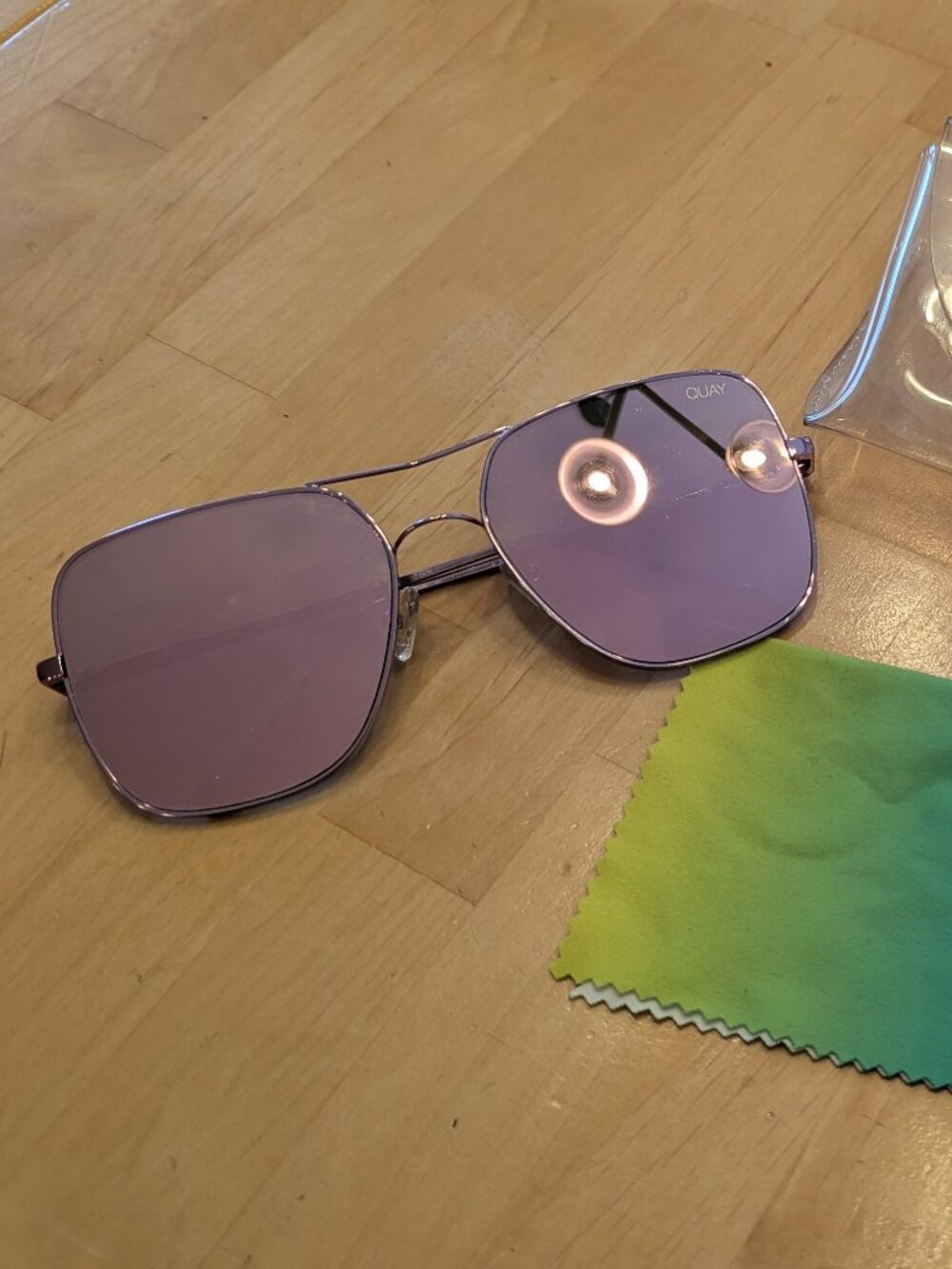 Quay Stop and Stare Mirrored Sunglasses